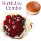 Birthday Package - Rose Bouquet + Cheese Cake Birthday Package - Rose Bouquet + Cheese Cake