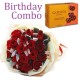 Birthday Package - Rose Bouquet + Godiva Milk Chocolate Covered Pretzels Birthday Package - Rose Bouquet + Godiva Milk Chocolate Covered Pretzels