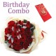 Birthday Package - Rose Bouquet + HKD100 Red Pocket