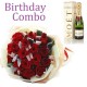 Birthday Package - Rose Bouquet + Moet Chandon Champagne Birthday Package - Rose Bouquet + Moet Chandon Champagne