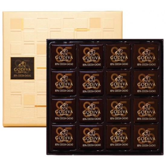 Godiva Dark Chocolate Carre 85% Godiva Dark Chocolate Carre 85%