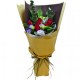 Half Dozen Red Roses Bouquet 