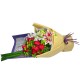 One Dozen Red Roses with a Touch of Pink Lily One Dozen Red Roses with a Touch of Pink Lily