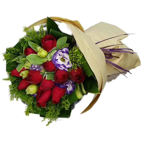 Eleven Roses Bouquet Round Shape Eleven Roses Bouquet Round Shape