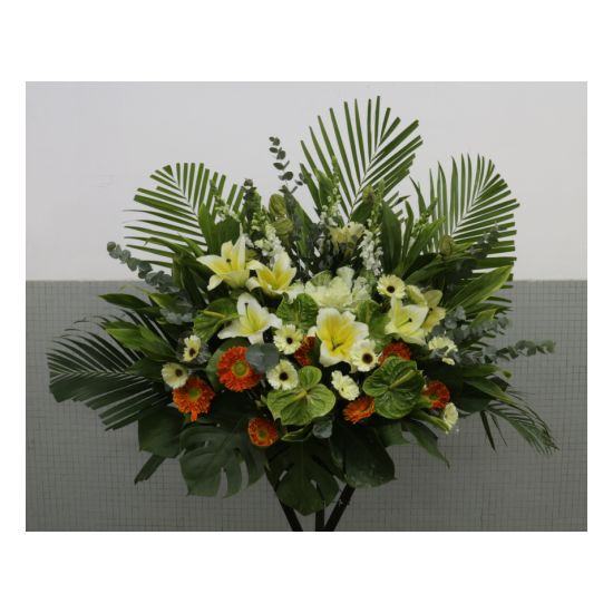 Funeral flower arrangement Rest in Peace Funeral flower arrangement Rest in Peace