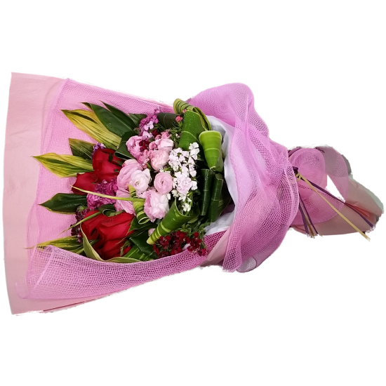 Peony with Roses Bouquet Peony with Roses Bouquet