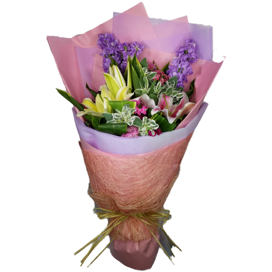 Mixed Lily Bouquet for Father Mixed Lily Bouquet for Father