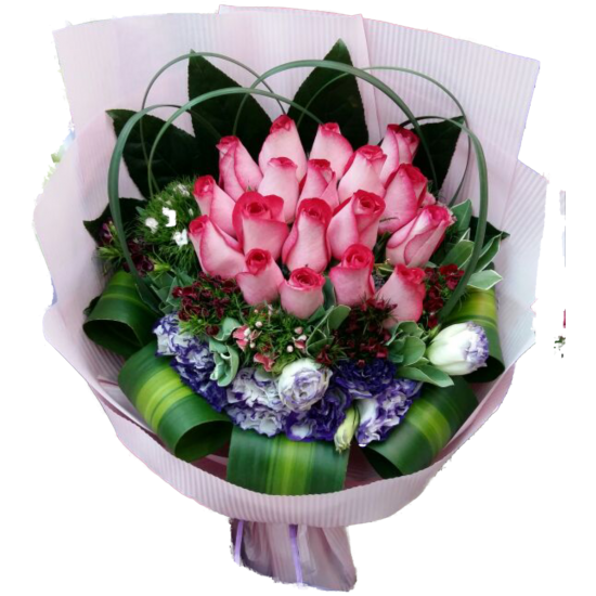 Milk Pink Roses Boquuet 18pcs Milk Pink Roses Boquuet 18pcs