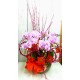 8 Stems Pink Color Phalaenopsis Orchid