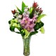 Exquisite Harmony Holland Cymbidium Vase Arrangement Exquisite Harmony Holland Cymbidium Vase Arrangement