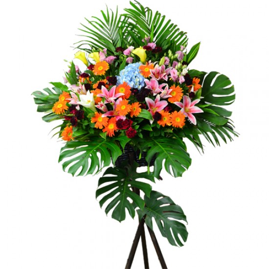 Flower arrangement for Grand Opening Flower arrangement for Grand Opening