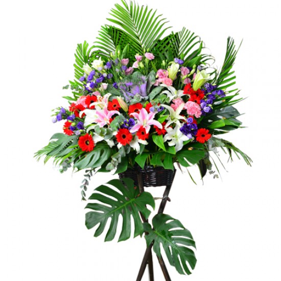 Flower arrangement for Grand Opening Flower arrangement for Grand Opening