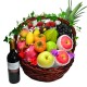 Mid-Autumn Festival Fruits Hamper with Red Wine (Medium) Mid-Autumn Festival Fruits Hamper with Red Wine (Medium)