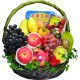 Seasonal Fruits Hamper with Wing Wah Double York White Lotus Mooncake Seasonal Fruits Hamper with Wing Wah Double York White Lotus Mooncake