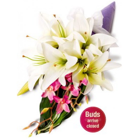 Asiatic and Orchid Bouquet Asiatic and Orchid Bouquet