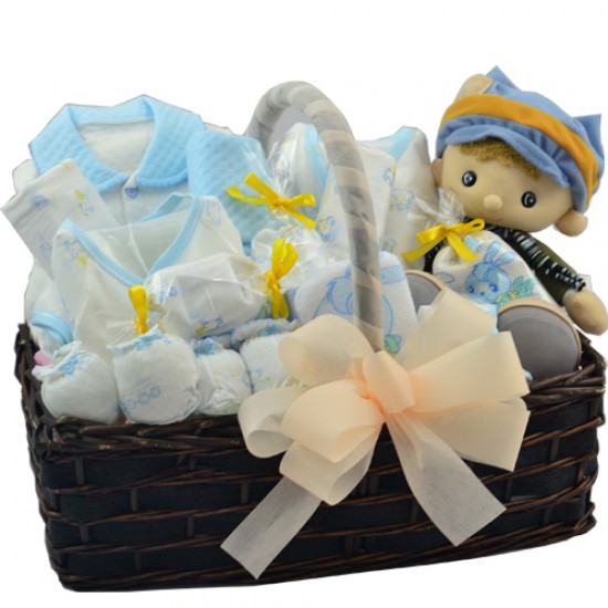 Newborn Joy Baby Boy Hamper Newborn Joy Baby Boy Hamper