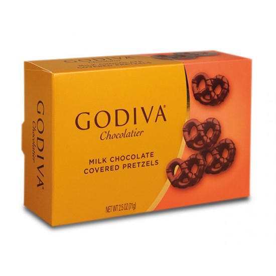 Godiva Milk Chocolate Covered Pretzels Godiva Milk Chocolate Covered Pretzels