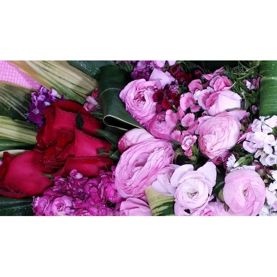 Peony with Roses Bouquet Peony with Roses Bouquet