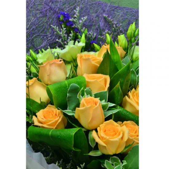 Radiant Charm Orange Roses Bouquet Radiant Charm Orange Roses Bouquet