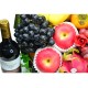 Seasonal Fruits Hamper with Maxim Double York White Lotus Mooncake and Red Wine Seasonal Fruits Hamper with Maxim Double York White Lotus Mooncake and Red Wine