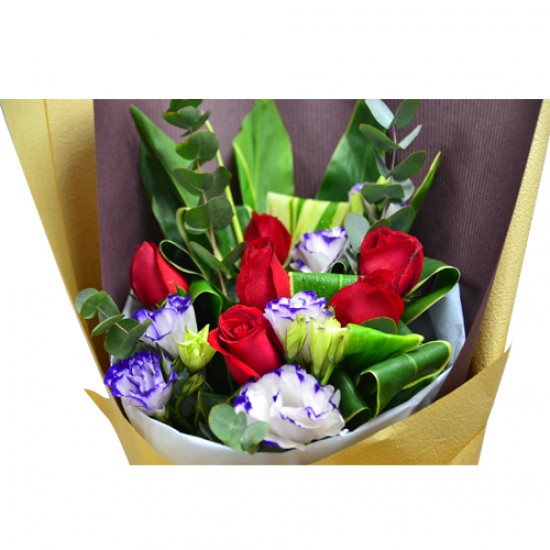 Half Dozen Red Roses Bouquet Half Dozen Red Roses Bouquet