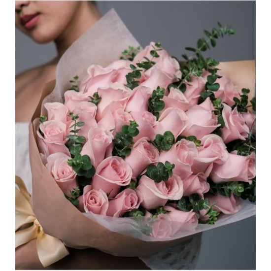 The Pretty Pink Rose Bouquet The Pretty Pink Rose Bouquet